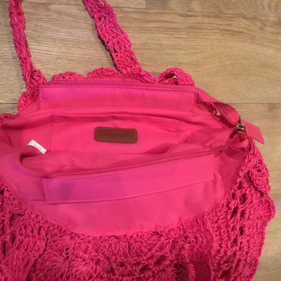 Women’s Pink Boho Tote Purse - Picture 6 of 6